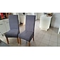 housses de chaise de salle à manger, housse de chaise extensible noir vert élasthanne jacquard bordeaux rouge housse de protection de chaise à dossier haut housse de siège avec bande élastique pour