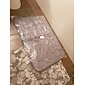 Alfombra de baño con relieve de adoquines antideslizante, almohadilla de espuma viscoelástica, alfombras de baño lavables, alfombra de rápida absorción de agua, antideslizante, lavable, gruesa, suave