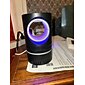 Lampada antizanzare USB, scacciamosche UV a 360° con ventola di aspirazione a vortice, trappola per insetti silenziosa e senza sostanze chimiche a fotocatalizzatore per interni, casa, camera da letto, patio, ufficio, scacciamosche elettrico portatile