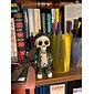 coola skelettfigurer, halloween skalle staty skelett docka harts hantverk ornament, mode mini coola skelett figurer dekor skelett man harts staty docka för hemmakontor skrivbord dekoration