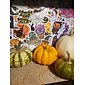 50 Stück Halloween-Aufkleber, Vinyl, wasserfest, süße Aufkleberpackung, Basteln, Scrapbook, Wasserflasche, Laptop, Skateboard, Dekoration, lustige Cartoon-Kürbis-Aufkleber für Kinder, Teenager, Erwachsene