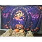 décorations d'Halloween tapisserie jack o lanterne citrouille décor art mural grande tapisserie suspendue décor mural photographie toile de fond couverture rideau maison chambre salon vitrail