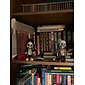 coola skelettfigurer, halloween skalle staty skelett docka harts hantverk ornament, mode mini coola skelett figurer dekor skelett man harts staty docka för hemmakontor skrivbord dekoration