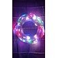 weihnachtslichterketten rgb 20/10/5m fernbedienung punktsteuerung magische farbe led lederdraht lichterketten 5m 10m 20m usb bluetooth app steuerung weihnachtsatmosphäre dekoration wasserdichte