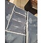 grote opbergtas voor kleding met versterkte handgreep, geschikt voor dekens, beddengoed, opvouwbaar met stevige ritssluiting, doorzichtig venster