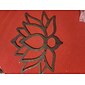 elegante houten lotus enkellaagse wandplank voor woondecoratie en opslag