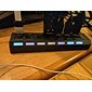 USB 2.0 Hubs 7 Havne 7-i-1 4-I-1 med uafhængige kontakter USB-hub med USB 2.0*4 Strøm levering Til Bærbar PC Tablet
