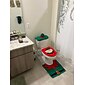kerst toiletbrilhoes decoraties kerstman sneeuwpop hertengeest toiletbrilhoes tapijt badkamerset met papieren handdoekhoes voor kerstcadeau premium jaar huisdecoraties