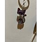 Alliage d'émail floral élégant chaton chat porte-clés porte-clés animal animaux bijoux cadeau pour femmes filles sac à main sac à main breloques accessoires