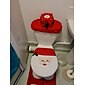 kerst toiletbrilhoes decoraties kerstman sneeuwpop hertengeest toiletbrilhoes tapijt badkamerset met papieren handdoekhoes voor kerstcadeau premium jaar huisdecoraties