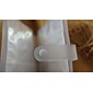 Álbuns de armazenamento de joias transparentes presentes com bolsa zip-lock, anéis de colar reutilizáveis, capa de exibição de brinco portátil