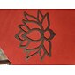 elegante houten lotus enkellaagse wandplank voor woondecoratie en opslag