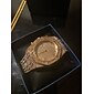 Regalo Orologio d'oro per uomini Orologi al quarzo di lusso con diamanti Orologi di grandi dimensioni con calendario Orologio da uomo hip hop Grande orologio da polso