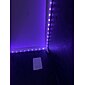 bande lumineuse led 20m 65.6ft bluetooth étanche bricolage changement de couleur 2835 rgb avec télécommande et contrôleur caché installation facile pour tv rétroéclairage chambre et chambre