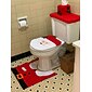 kerst toiletbrilhoes decoraties kerstman sneeuwpop hertengeest toiletbrilhoes tapijt badkamerset met papieren handdoekhoes voor kerstcadeau premium jaar huisdecoraties
