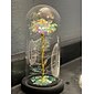 kunstige blomster rose evig rose i glas led kuppel indretning valentinsdag gaver til kvinder kæreste kone mors dag bryllup