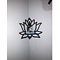 elegante houten lotus enkellaagse wandplank voor woondecoratie en opslag