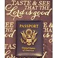 Creative Passport Holder Cover With 3D Metal Badge - RFID Blocking Leather Passport Wallet And Case For Family
