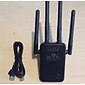 WiFi Signal Amplifier 2.4 GHz WiFi Extenders Signal Booster 300Mbps Easy Setup 4 Antenna Long Range for Home with Ethernet Port