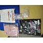Caixa de recipientes de armazenamento de plástico transparente mini quadrado 20 peças com tampas para itens pequenos resina epóxi