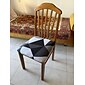 2 pièces housses de chaise de salle à manger housse de siège extensible amovible lavable housses de coussin de chaise rembourrée pour bureau de cuisine