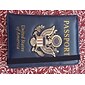 Creative Passport Holder Cover With 3D Metal Badge - RFID Blocking Leather Passport Wallet And Case For Family