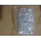 Caixa de recipientes de armazenamento de plástico transparente mini quadrado 20 peças com tampas para itens pequenos resina epóxi
