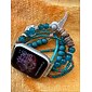 Bijoux Bracelet Compatible avec Bracelet Apple Watch 38mm 40mm 41mm 42mm 44mm 45mm 49mm Homme Élastique Perlé Perles Bracelet de remplacement pour iwatch Ultra 2 Series 9 8 7 SE 6 5 4 3 2 1