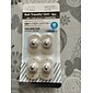 4/12 pièces roulettes auto-adhésives mini roues pivotantes pâte d'acier inoxydable roue universelle rotation à 360 degrés poulie collante pour bacs boîte de rangement inférieure poubelle de meubles