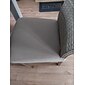 2 uds funda de asiento para silla de comedor funda elástica para silla negro suave liso color sólido duradero protector de muebles lavable para fiesta de comedor