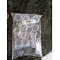 Caixa de recipientes de armazenamento de plástico transparente mini quadrado 20 peças com tampas para itens pequenos resina epóxi