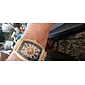 Orologio al quarzo ghiacciato regalo per uomini e donne grande polso orologi al quarzo con diamanti pieni quadrante blu accessori hip hop impermeabili Reloj Hombre