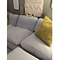stretch soffa sittdyna överdrag täcka elastisk soffa fåtölj loveseat 4 eller 3 sits grå enkel solid mjuk tålig tvättbar