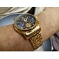 Ceasuri de quartz 2856 pentru bărbați OLEVS Ceas skeleton Flywheel Cronograf Clasic Modă Marca TOP Cadou pentru bărbați Fază lunară Waterproof