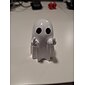 Figurine fantôme mignonne d'Halloween - Statue fantôme effrayante en résine avec doigt d'honneur, décoration fantôme mignonne pour décorations d'Halloween, porche et décoration intérieure effrayante pour la maison 10x10x10cm