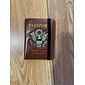 Creative Passport Holder Cover With 3D Metal Badge - RFID Blocking Leather Passport Wallet And Case For Family
