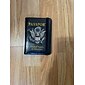 Creative Passport Holder Cover With 3D Metal Badge - RFID Blocking Leather Passport Wallet And Case For Family