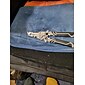 1 Stück Promaster Multifunktions-Abisolierzange, faltbares Metallwerkzeug mit Hakenmesser, Schraubendreher, Schraubenschlüssel, schnelles Abisolieren und Schneiden von Drähten, Elektriker-Handwerkzeug