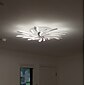 led dimbare plafondlamp moderne paardebloem nordic stijl acryl plafondpaneel lamp minimalistische gelaagde ontwerp woonkamer eetkamer verlichting ac220v alleen dimbaar met afstandsbediening