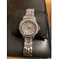 Quarzuhr Muttertagsgeschenk für Frauen voll mit Diamanten besetzte analoge Quarzuhr Glitzer-Mode Luxus Bling Strass-Armband Edelstahl.